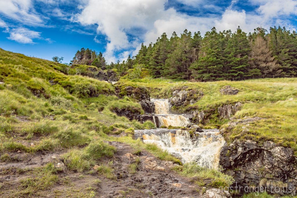 Scottish Waterfall cascade