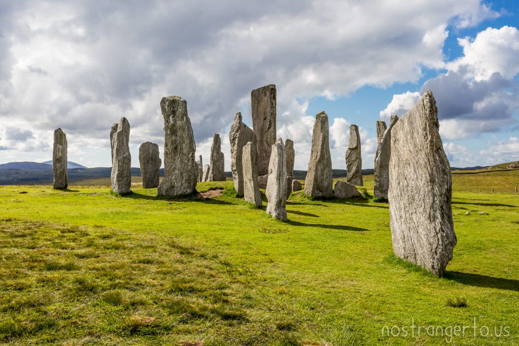 Callanish Stones stand tall on the Isle of Lewis